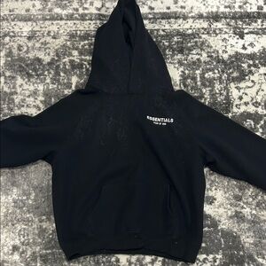 Essentials Men’s Black Hoodie FEAR OF GOD